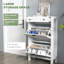 10 Pair Flip Down Shoe Storage