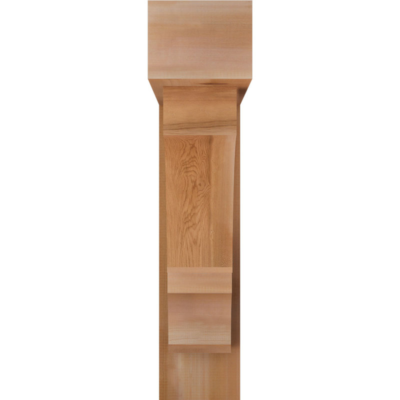 Support de bloc Balboa avec entretoise décalée, 36 x 32, Cèdre rouge occidental de l 8 po (scié brut)