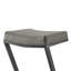 Chaise de bar 26 po en similicuir et fer
