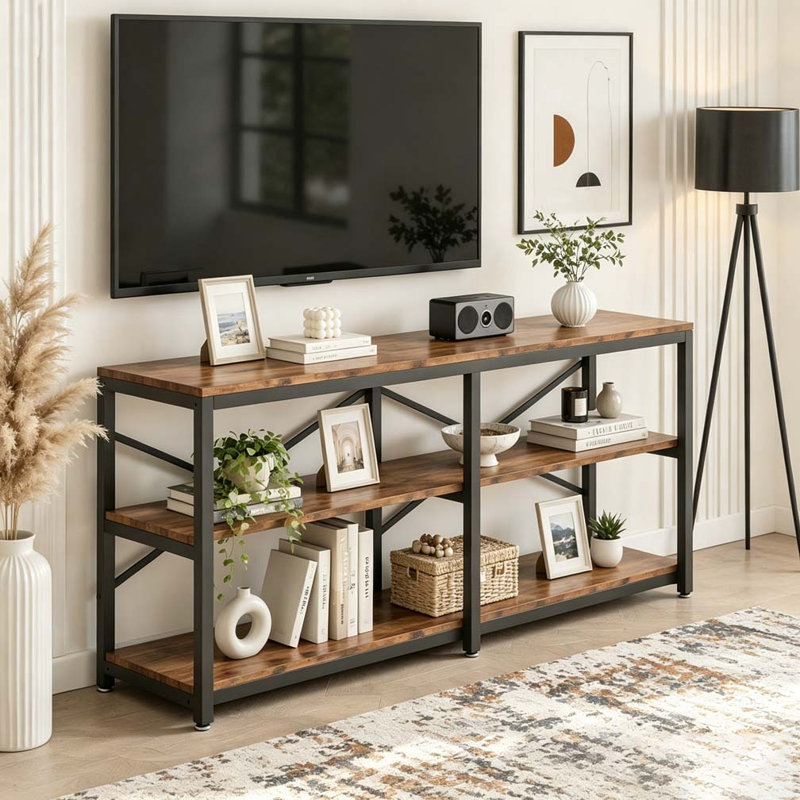 Sofa Table,3-Tier Hall Table,Console Table