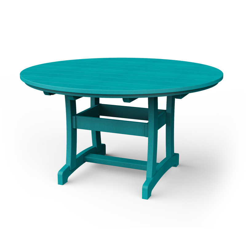 Stella Outdoor Dining Table Yes ,, Aruba Blue, 54" H x 54" W x 54" D
