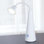Lampe de bureau 14 po à DEL, col de cygne contemporain 14 po - blanc
