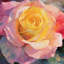 « fleur i », impression sur toile-72795707-72795702-29084368