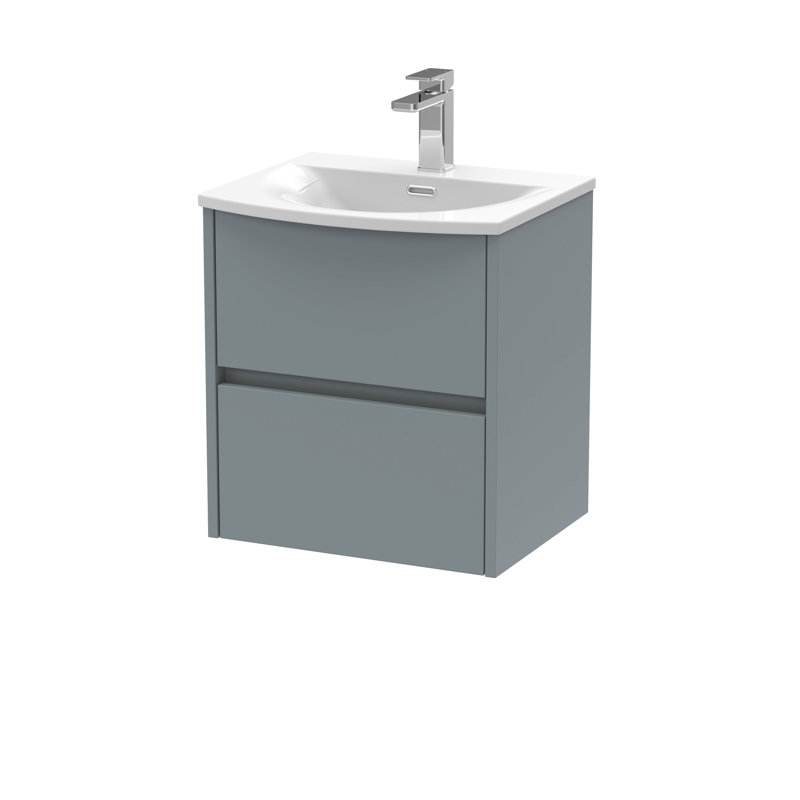 Havana 500mm Single Bathroom Vanity with Basin, Coastal Grey