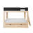 Mid-Century Modern Full Over Full Bunk Bed with Storage Drawers-439352852