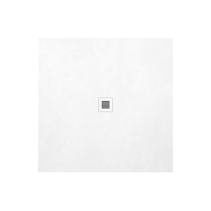Base de douche 48 x 48 Feel Collection, Blanc béton