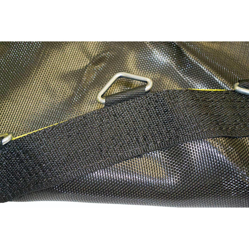 Surface de saut pour trampoline rond de 14 pi, Noir / Jaune