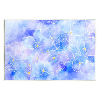 Art floral contemporain par estampe numérique par Lil 'Rue