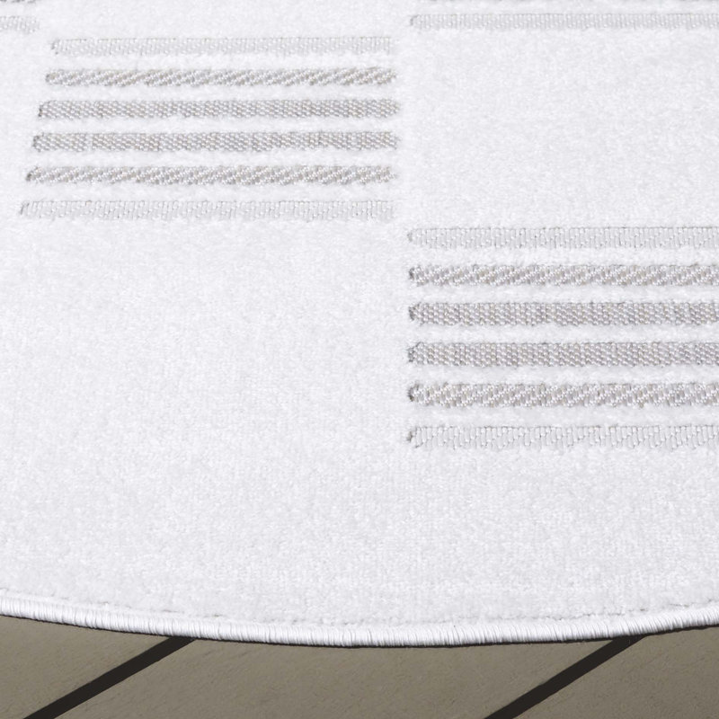 Seela Performance Geometric Rug, Square 6'7"