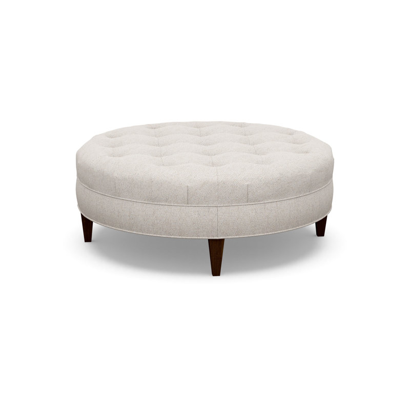 Round Ottoman, Walnut, 9637-82