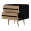 Sapelo 51cm W Particle Board / Chipboard Bedside Table-1900218175