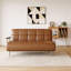 2 Seater Faux Leather Sofa Bed