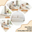 Canapé-lit pliable, fauteuil-lit avec coussin, canapé de plancher avec dossier, canapé moderne-117244708