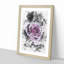 The Pale Purple Rose - Picture Frame Graphic Art-56924240-56924244