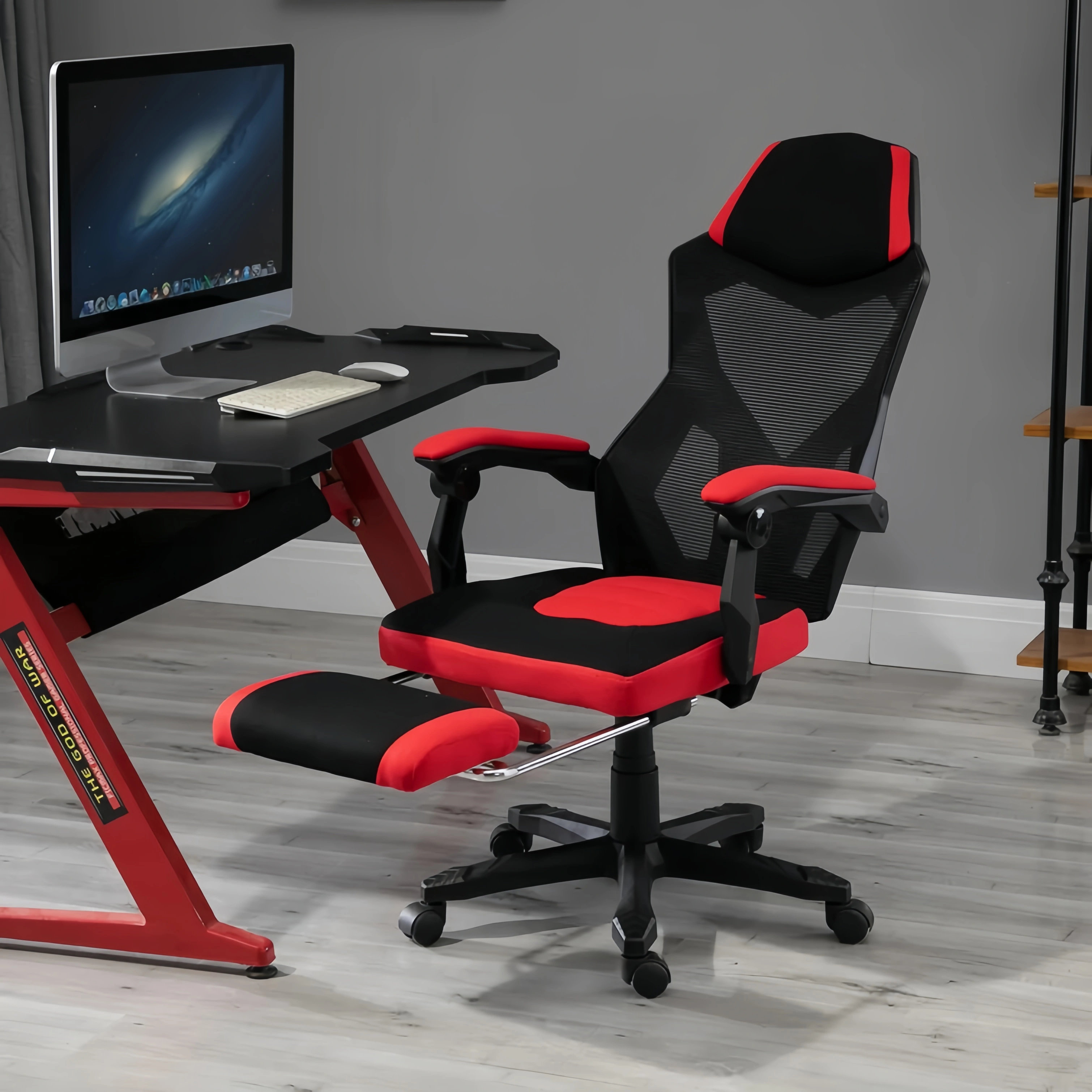 Inbox Zero Ergonomic Home Office Chair High Back Armchair Computer Desk ...