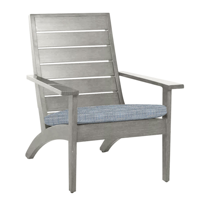 Kennebunkport Aluminum Adirondack Chair - Oyster, Oyster, Welt, Perigold Replay Linen