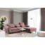 Canapé-lit modulaire avec rangement Foble - Rosé-662377908-662377909