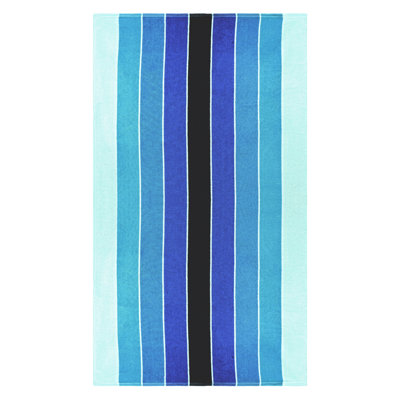 Makenna Striped Cotton Beach Towel