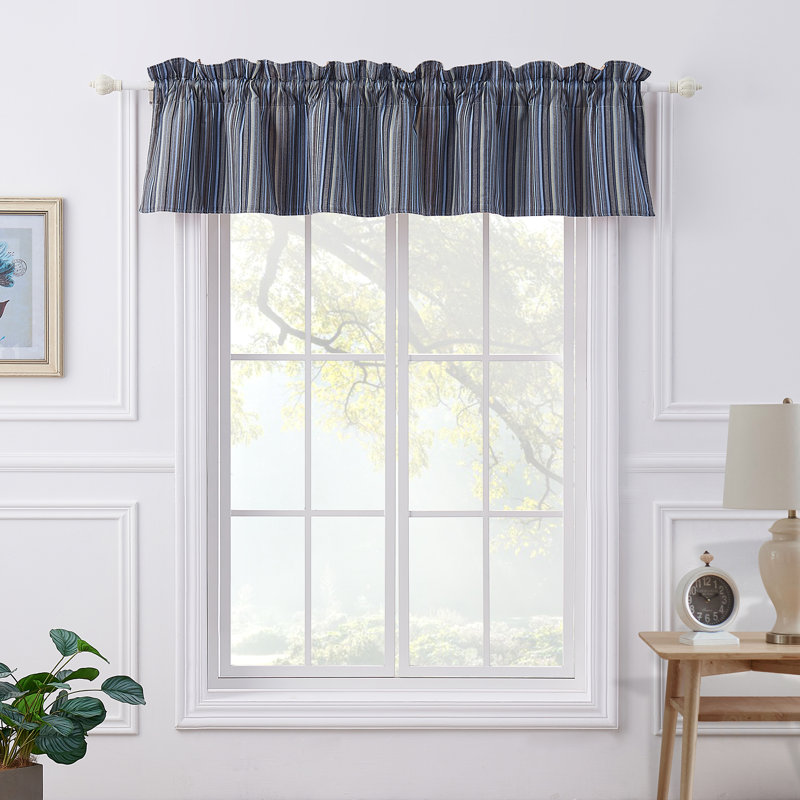 Cantonnière matelassée Katy Greenland Home Fashions - H 16 po 100% coton avec passe-tringle, l 84 po
