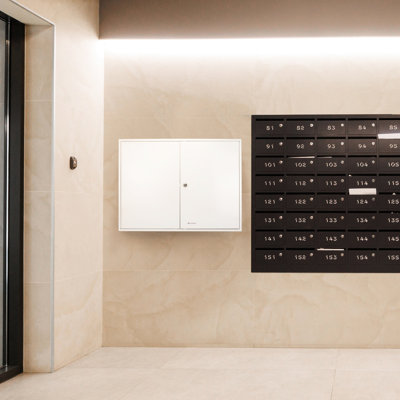 Armoire à clés réglable 600 avec fonction de verrouillage - acier gris, fixation murale, étiquettes colorées pour un accès facile. 600 verrouillables, gestion efficace