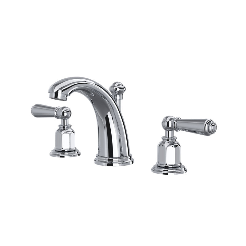 Edwardian™ Widespread Faucet, Polished Chrome, Lever