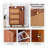 The modern minimalist MDF shoe cabinet, suitable for a variety of styles including Nordic, Japanese, and industrial