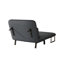 Velours de 55 po Fauteuil-lit convertible, canapé-lit à trois volets avec dossier et coussin réglables, canapé-lit de loisirs-1528715703-1528715700-1528715710