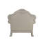 Chaise Dresde blanc os avec 2 coussins