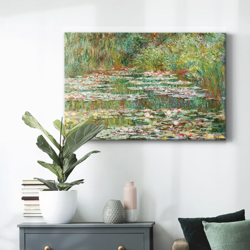 Paysage rétro - CCXLI, H 33 po x l 49 po x P 1,5 po, Toile tendue