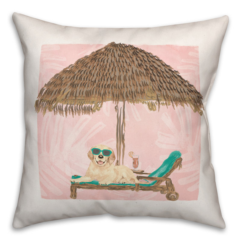 Housse et insert de coussin carré Lounging, H 16 po x l 16 po