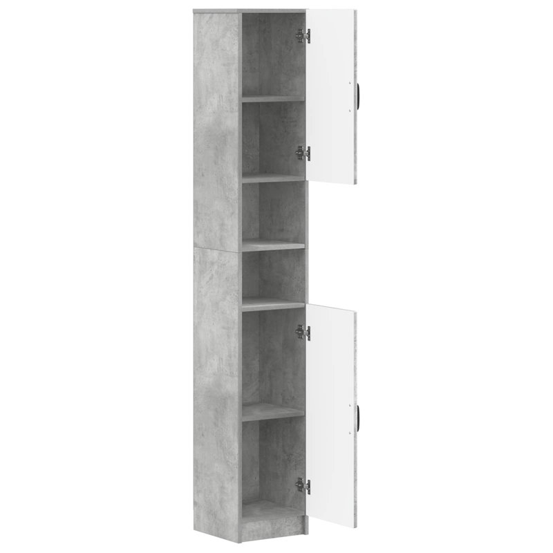 Linen Cabinet, Concrete Grey