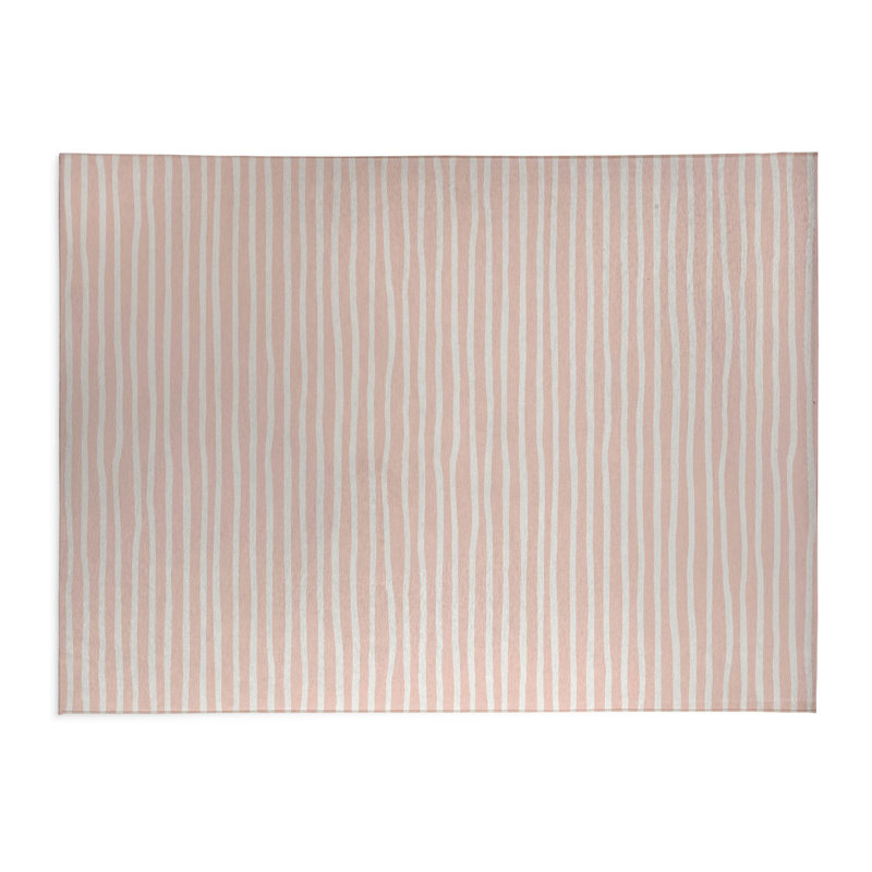 Tapis de cuisine Ribbon Play, Rose, Rectangulaire 3 pi x 5 pi