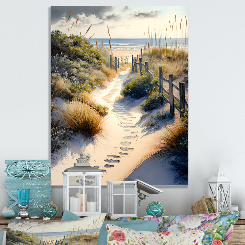 Anka Path To The Ocean II - impression, Toile tendue, H 20 po x l 12 po x P 1 po