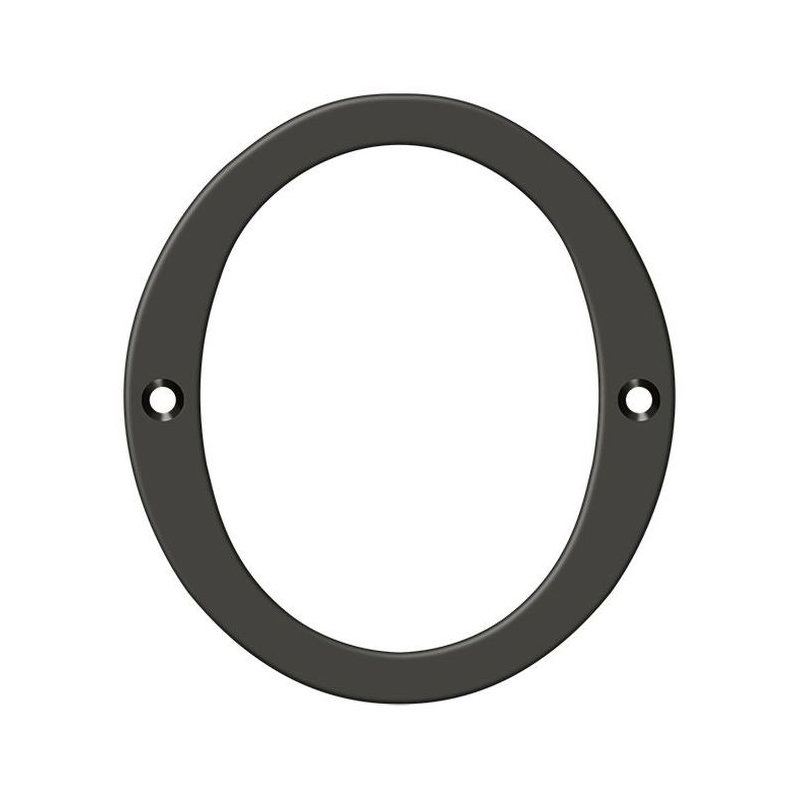 Chiffres de 4 po Deltana, Bronze huilé, 0