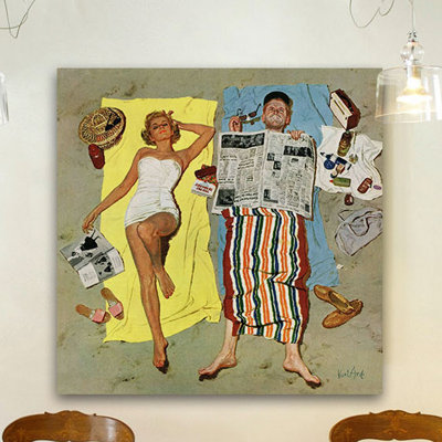 Sunscreen 1 Piece Wrapped Canvas Painting