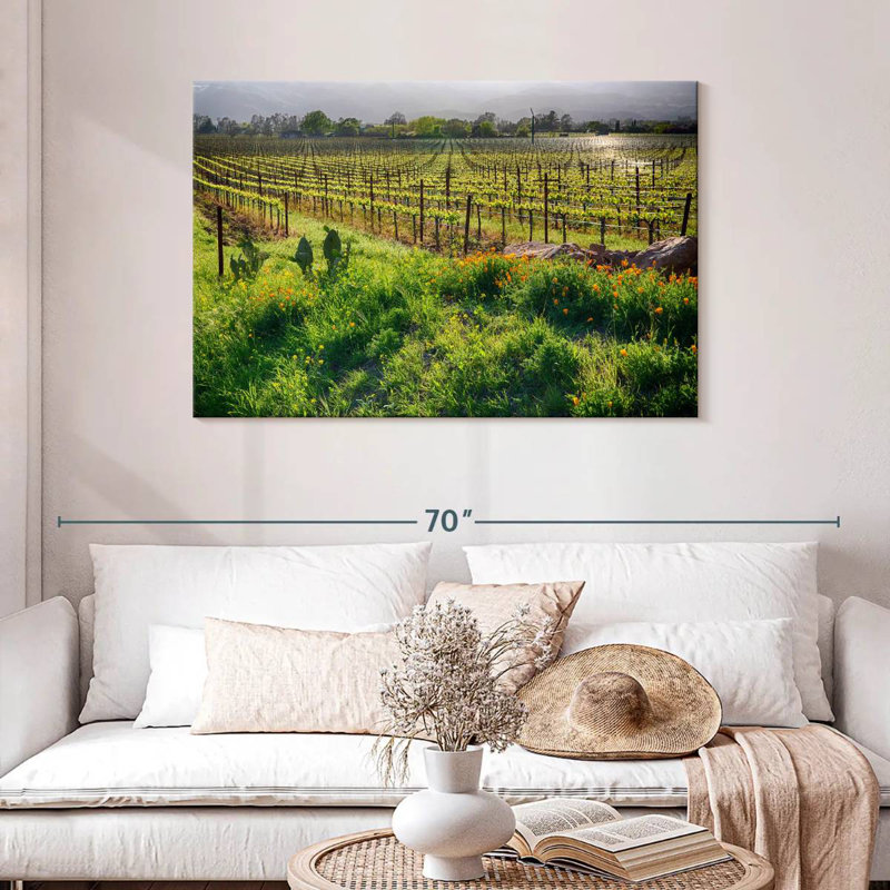 Alvord Sunrise In The Vineyard, H 30 po x l 45 po