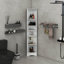 Armoire de rangement multi-fonctionnelle avec deux portes et tablettes réglables, tablette ouverte-220446419