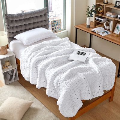 Cozy Potato Chunky Knit Oversized Luxury Throw Blanket