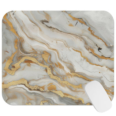 Abstract Marble Geode Crystal Dream I Geode Modern Gaming Cute Office Laptop Desk Pad Gift Mat Square Rectangle Non-Slip Mousepad