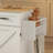Portable Kitchen Island Trolley With Wooden Countertop And Folding Tabletop, Offering Versatile Storage Options And Practicality.-641977460-641977462