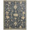 Maalak Wool Flroal Area Rug in Navy