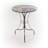 Round Metal Outdoor Bistro Table , 18'' in. W 18'' in. D