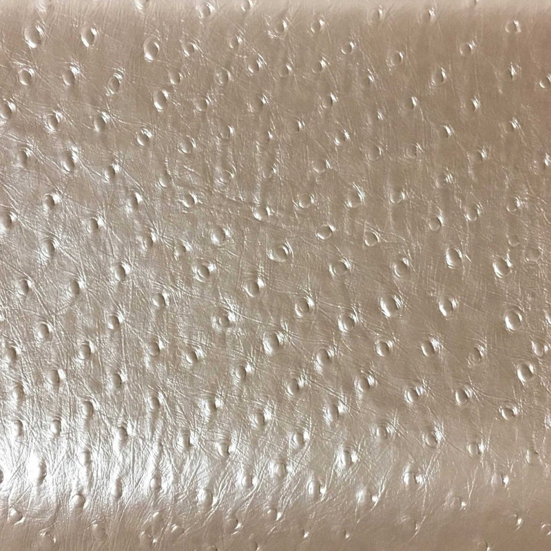 Ostrich-Albany Animal Print Vinyl Fabric, Blush