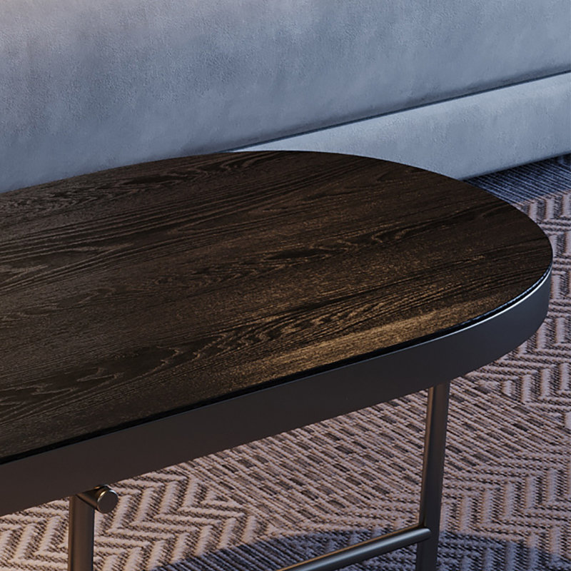 Table basse ovale luxueuse et légère