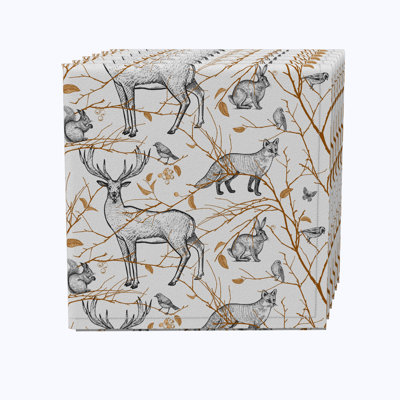 100% Cotton Animals/Nature Square Napkin