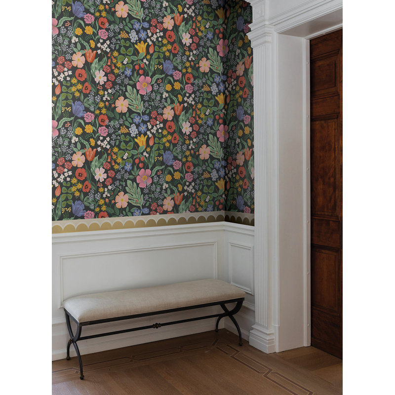 Papier peint Blossom, Noir