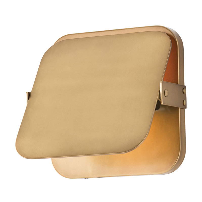Mercury 1 - Light Dimmable Flush Mount, Antique Brass