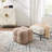 Robertas 20.9" Tufted Square Footstool Ottoman-1544725149