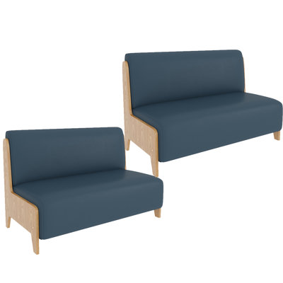 Minne Faux Leather Upholstered Bench