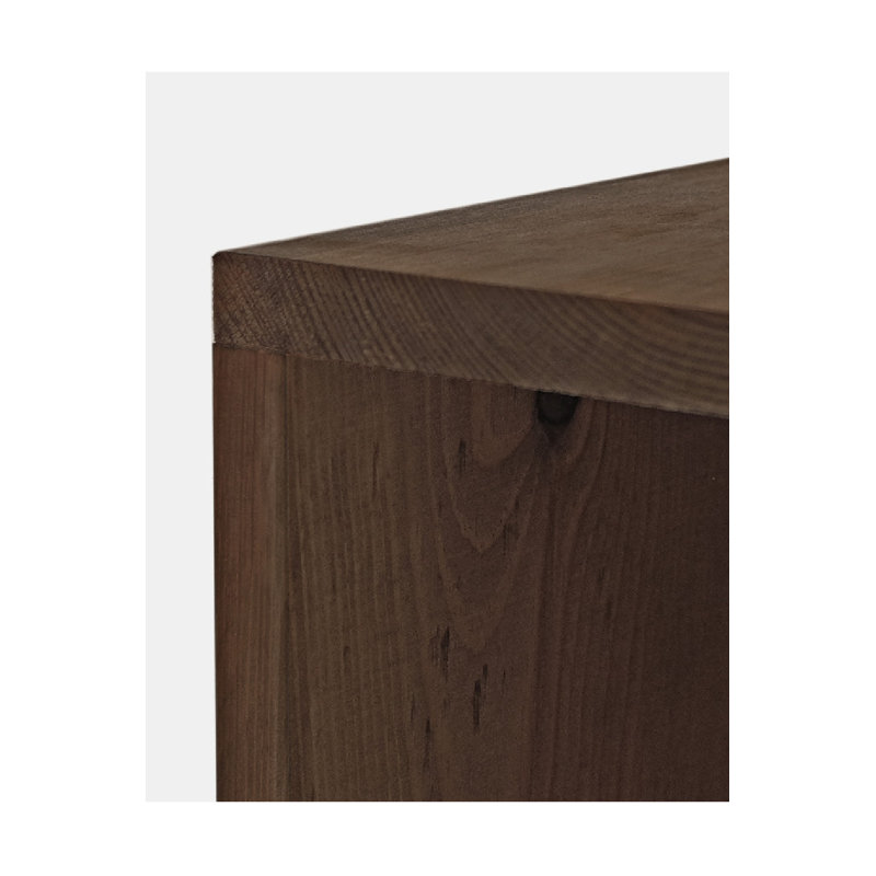 Nightstand Solid Wood Nightstand, Walnut